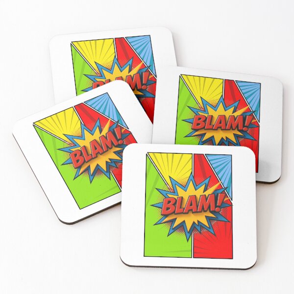 Item preview, BLAM! Retro Comic Sound Effect Pop Art Design designed and sold by CleanDecor.