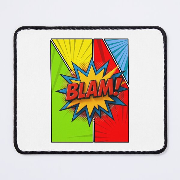 Item preview, BLAM! Retro Comic Sound Effect Pop Art Design designed and sold by CleanDecor.