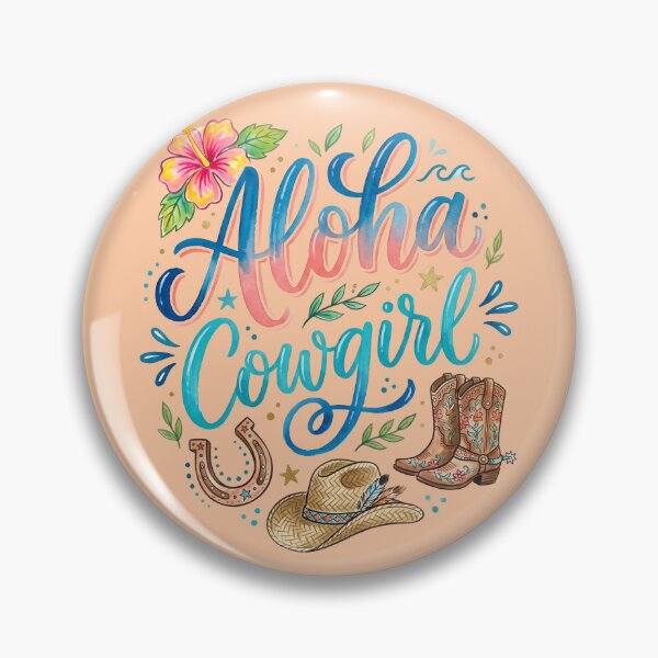 Item preview, Aloha Cowgirl – Hawaiian Vibes Design designed and sold by Sea Gem.