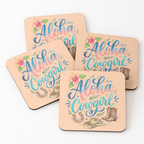 Item preview, Aloha Cowgirl – Hawaiian Vibes Design designed and sold by Sea Gem.