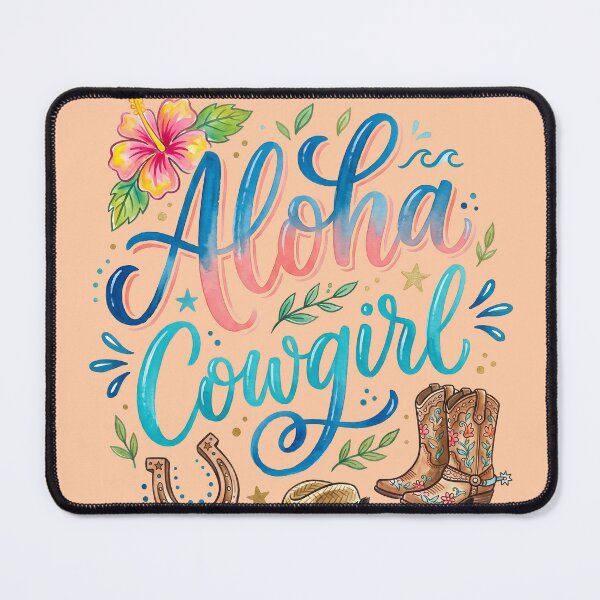 Item preview, Aloha Cowgirl – Hawaiian Vibes Design designed and sold by Sea Gem.