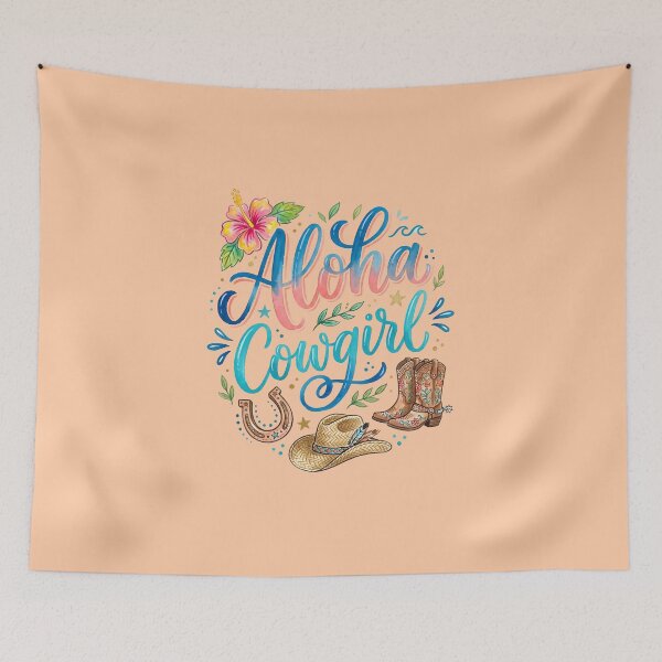 Item preview, Aloha Cowgirl – Hawaiian Vibes Design designed and sold by Sea Gem.