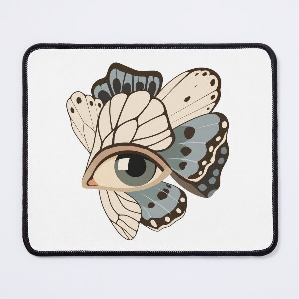 Item preview, Mystical Eye with Butterfly Wings Illustration designed and sold by minbadesign.