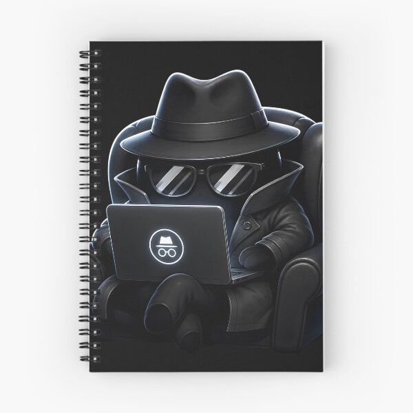 Item preview, Incognito Internet Ghost Cozy Hacker Aesthetic designed and sold by MidnightCache.