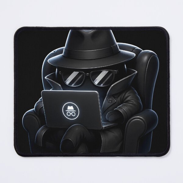 Item preview, Incognito Internet Ghost Cozy Hacker Aesthetic designed and sold by MidnightCache.