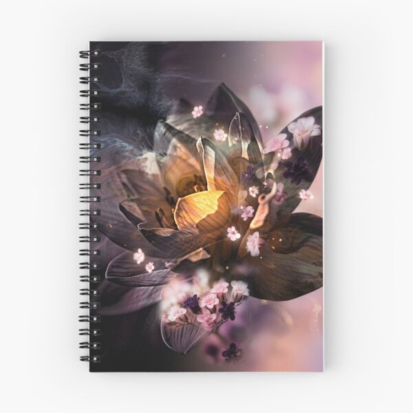 Item preview, Mystical Floral Fusion | Dark Botanical Wall Art designed and sold by WitchyBotanicaArt.