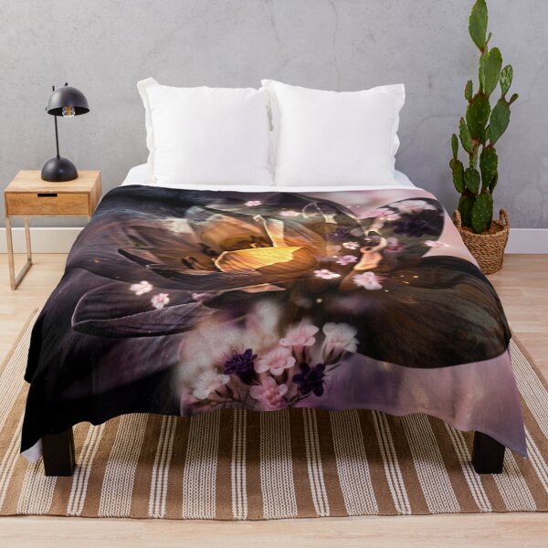 Item preview, Mystical Floral Fusion | Dark Botanical Wall Art designed and sold by WitchyBotanicaArt.