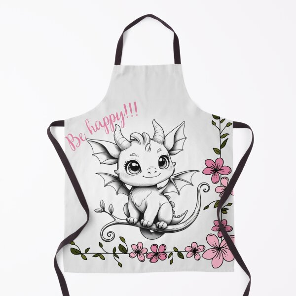 Item preview, Little dragon wishes happiness designed and sold by Universe-of-Merch.