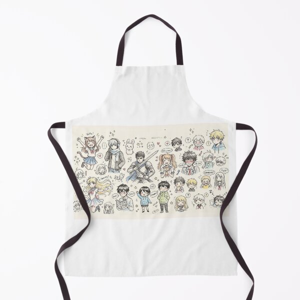 Item preview, Anime Characters Sketch Collage Art designed and sold by Khatumeye.