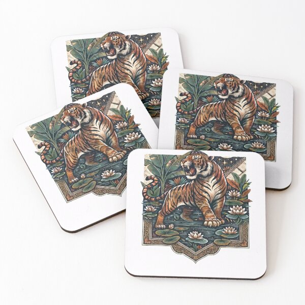 Item preview, Royal Bengal Tiger Artistic Illustration designed and sold by mdsakibhossain.