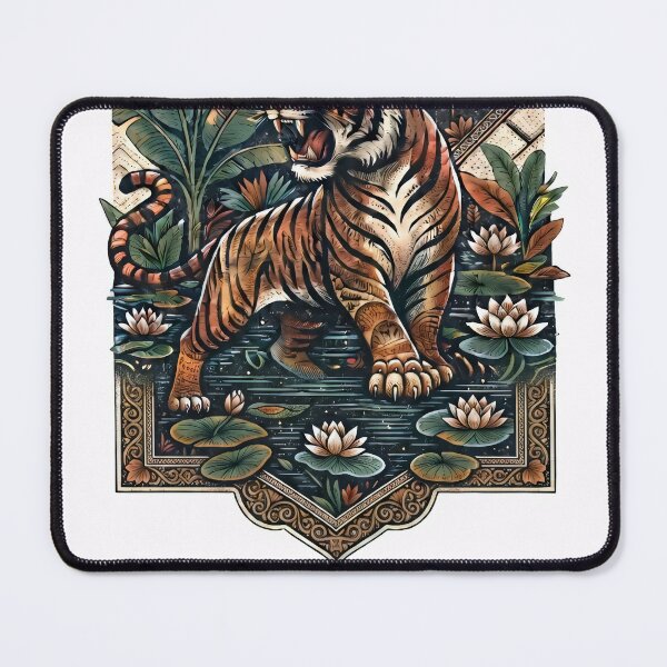 Item preview, Royal Bengal Tiger Artistic Illustration designed and sold by mdsakibhossain.