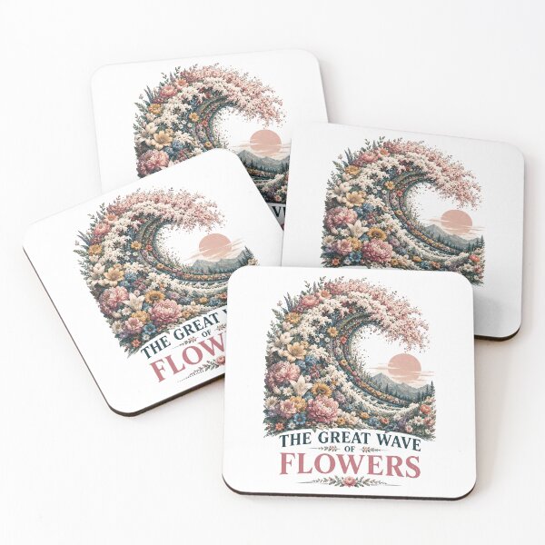 Item preview, Floral wave and vintage botanicals designed and sold by Side Quest Co..