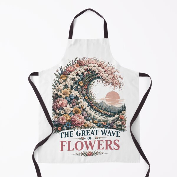 Item preview, Floral wave and vintage botanicals designed and sold by Side Quest Co..