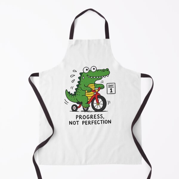 Item preview, Progress Not Perfection Funny Dinosaur designed and sold by CamaleonDesigns.