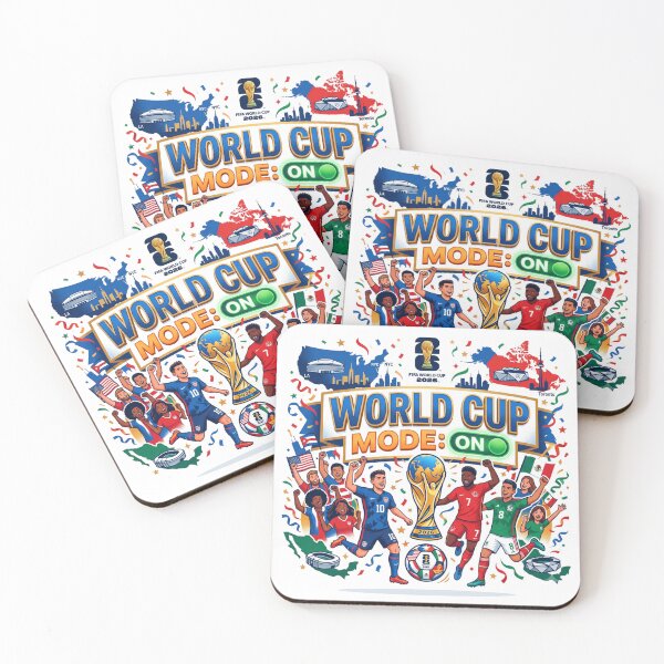 Item preview, World Cup Mode: ON – 2026 Football Fan Design designed and sold by StoneByTheMoon.