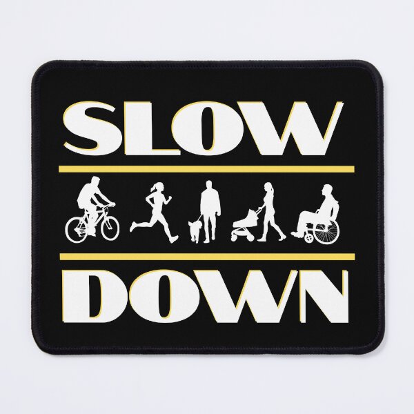 Item preview, Slow Down - Neighborhood Pedestrian Safety Sign | Light Ink Edition designed and sold by SunandShade.