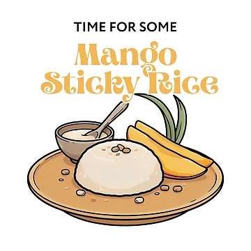 Artwork thumbnail, Mango Sticky Rice by ArcticFoxStudio