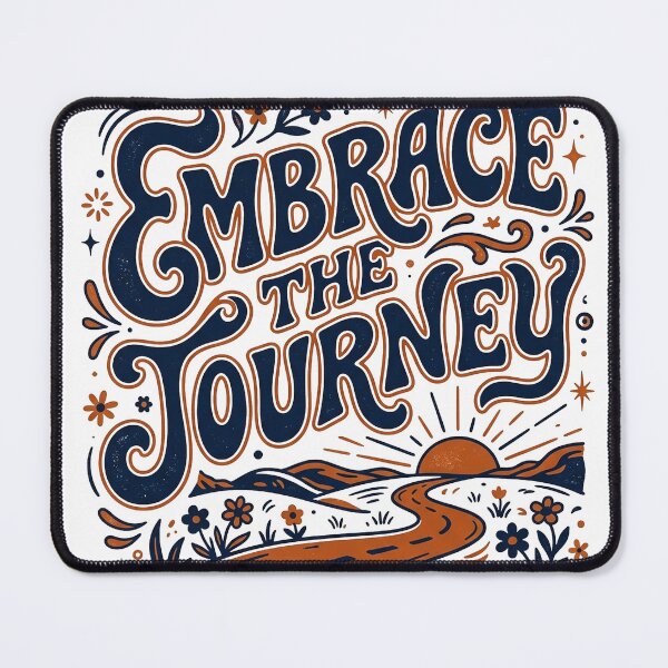 Item preview, Embrace The Journey designed and sold by GrooveAndGlow.