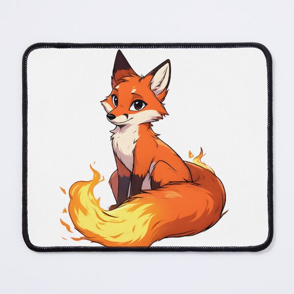 Item preview, Fantasy Fire-Tailed Fox – Cute Cartoon Woodland Character Illustration designed and sold by Karolina’s Cozy Creations.