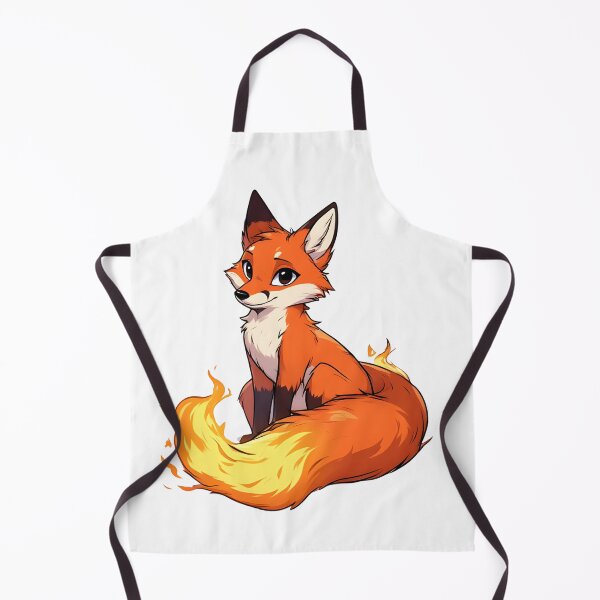 Item preview, Fantasy Fire-Tailed Fox – Cute Cartoon Woodland Character Illustration designed and sold by Karolina’s Cozy Creations.