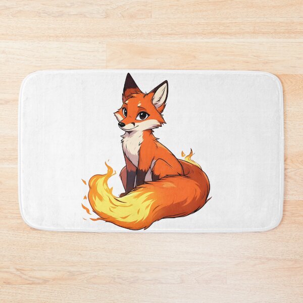 Item preview, Fantasy Fire-Tailed Fox – Cute Cartoon Woodland Character Illustration designed and sold by Karolina’s Cozy Creations.