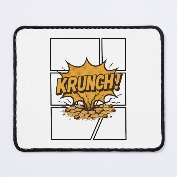 Item preview, KRUNCH! Retro Comic Sound Effect Pop Art Design designed and sold by CleanDecor.