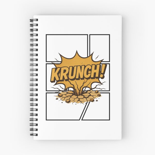 Item preview, KRUNCH! Retro Comic Sound Effect Pop Art Design designed and sold by CleanDecor.