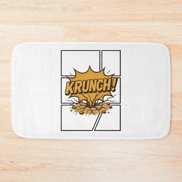 Item preview, KRUNCH! Retro Comic Sound Effect Pop Art Design designed and sold by CleanDecor.
