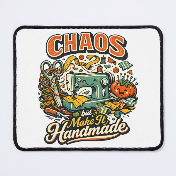 Item preview, Chaos, But Make It Handmade | Funny Sewing Craft Design designed and sold by EverStitchStudio ★★★★★.