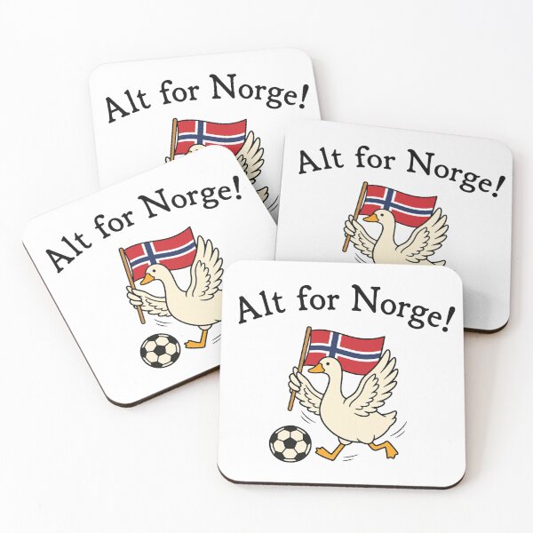 Item preview, Alt for Norge! Norway, Norwegian Pride, Funny Goose designed and sold by littlemiscat.