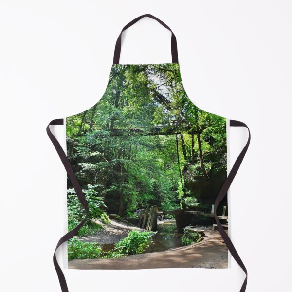 Item preview, Triangle Bridge At Hocking Hills State Park Vertical 2 designed and sold by LisaWootenPhoto.