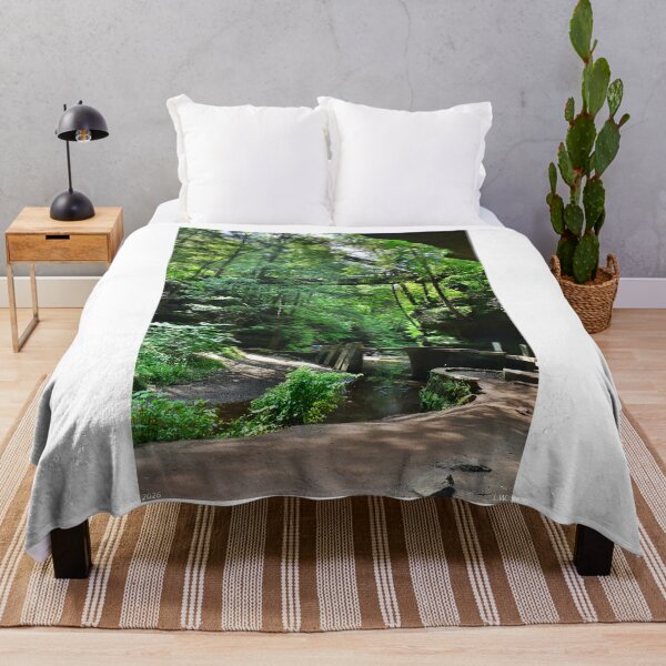 Item preview, Triangle Bridge At Hocking Hills State Park Vertical 2 designed and sold by LisaWootenPhoto.