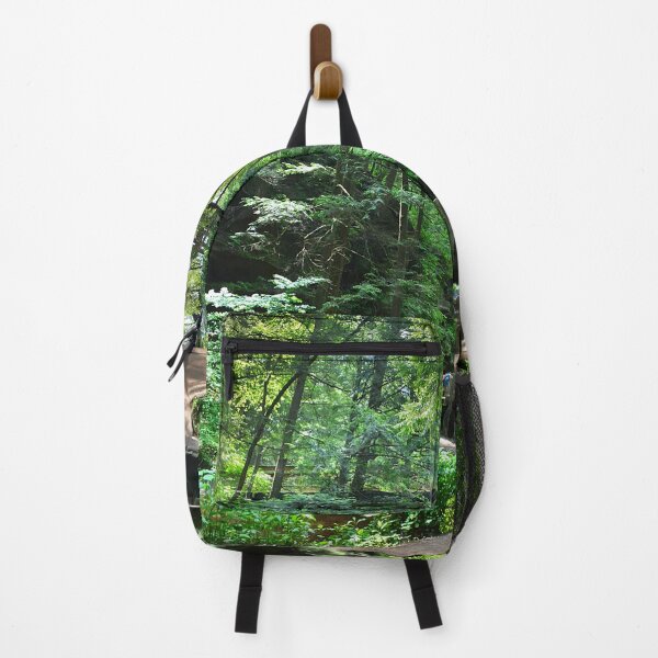 Item preview, Triangle Bridge At Hocking Hills State Park Vertical 2 designed and sold by LisaWootenPhoto.