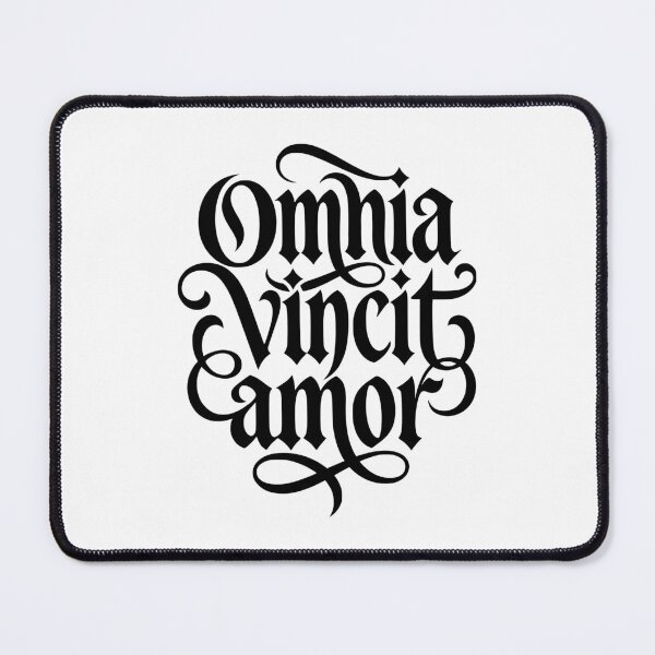 Item preview, Omnia Vincit Amor Latin Love Conquers All Quote designed and sold by AntiqueImages.