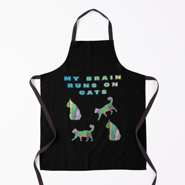 Item preview, My Brain Runs On Cats designed and sold by mirciashop.