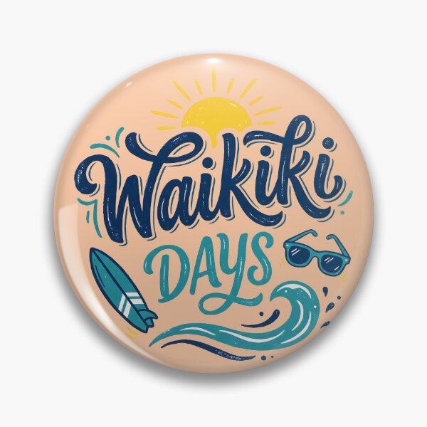 Item preview, Waikiki Days – Hawaiian Vibes Design designed and sold by Sea Gem.