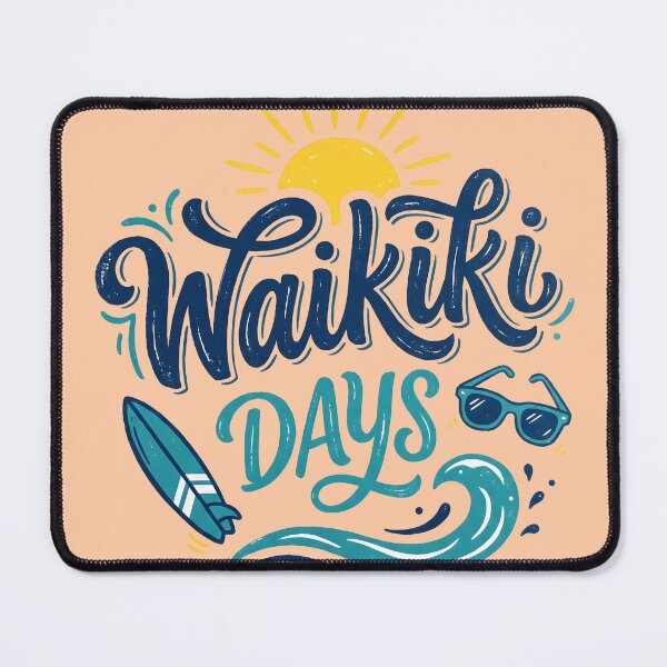 Artikelvorschau, Waikiki Days – Hawaiian Vibes Design entworfen und verkauft von Sea Gem.