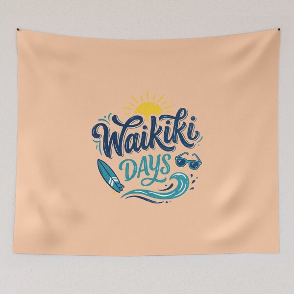 Item preview, Waikiki Days – Hawaiian Vibes Design designed and sold by Sea Gem.