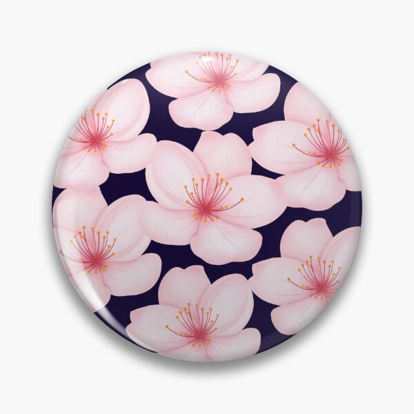 Item preview, Aesthetic Pink Cherry Blossom Floral Pattern designed and sold by Jyoti-Quotes.