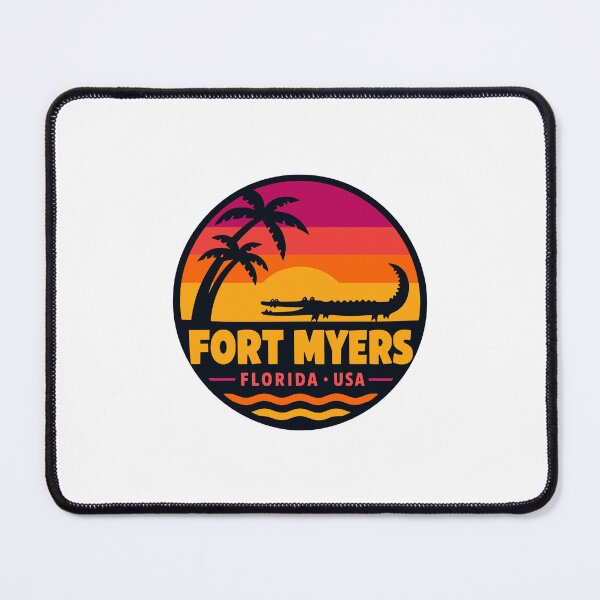 Item preview, Fort Myers Florida Alligator Retro Sunset designed and sold by AntiqueImages.