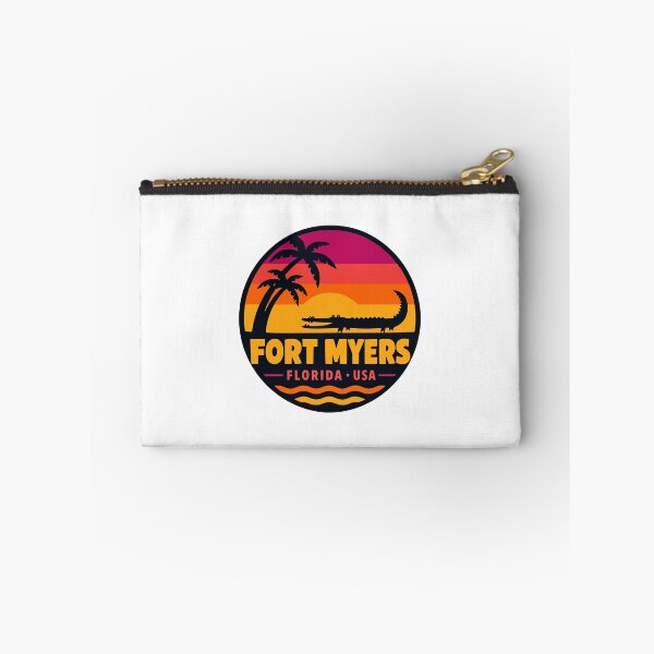 Item preview, Fort Myers Florida Alligator Retro Sunset designed and sold by AntiqueImages.