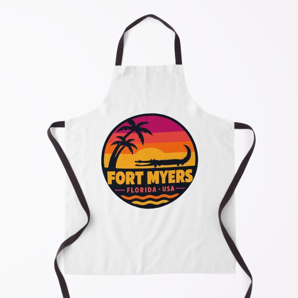 Item preview, Fort Myers Florida Alligator Retro Sunset designed and sold by AntiqueImages.