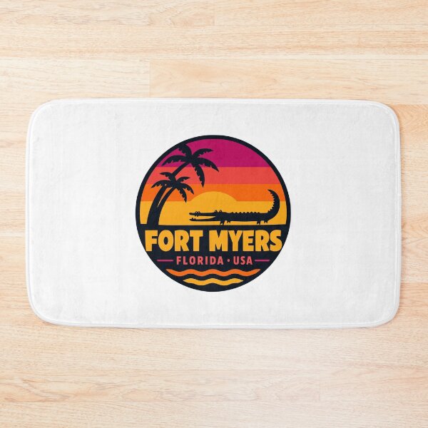 Item preview, Fort Myers Florida Alligator Retro Sunset designed and sold by AntiqueImages.