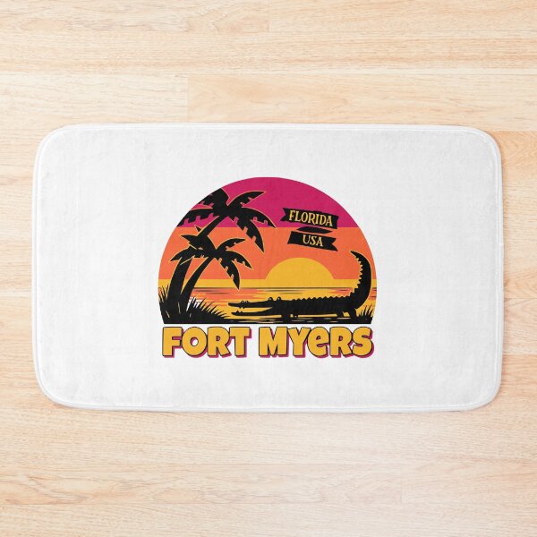 Item preview, Fort Myers Alligator Sunset Retro Florida Travel designed and sold by AntiqueImages.