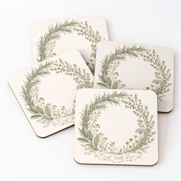 Item preview, Cook With Love Herb Wreath designed and sold by ForageKitchen.