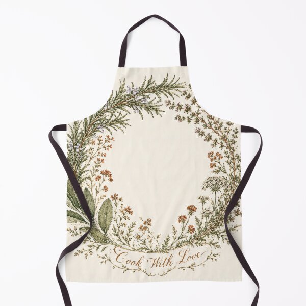 Item preview, Cook With Love Herb Wreath designed and sold by ForageKitchen.