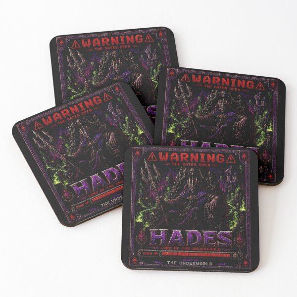 Item preview, Warning: The Gates Open – Hades | Retro Gaming Inspired Greek Mythology designed and sold by Shabrinox.