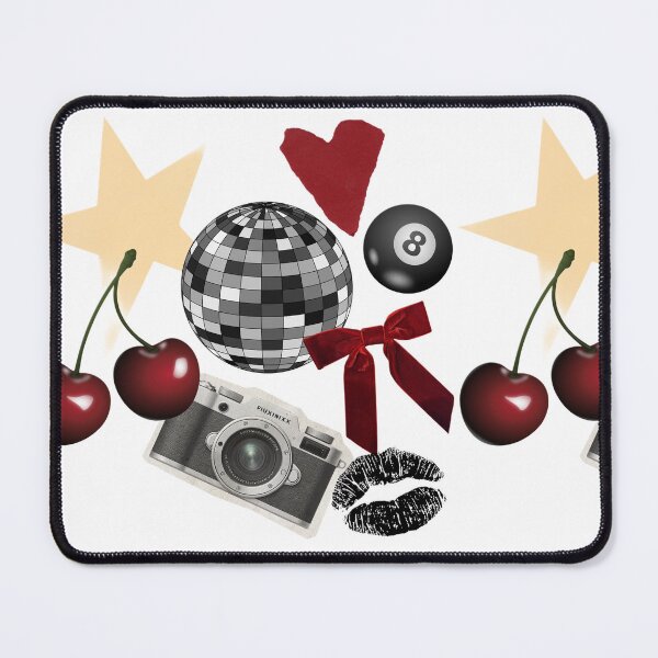 Item preview, Coquette Aesthetic Sticker Pack Disco Ball Cherry Retro Collage designed and sold by Designnari.