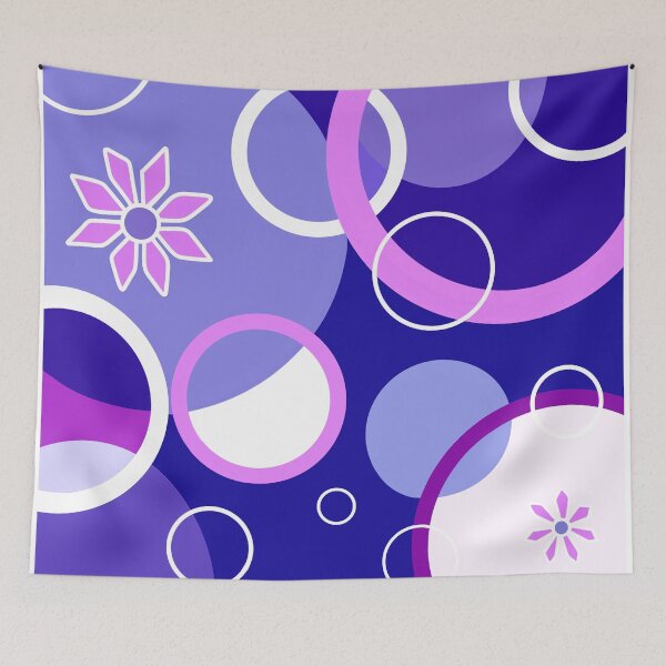 Item preview, Geometric Circles Floral Boho  designed and sold by Sartoris Art.
