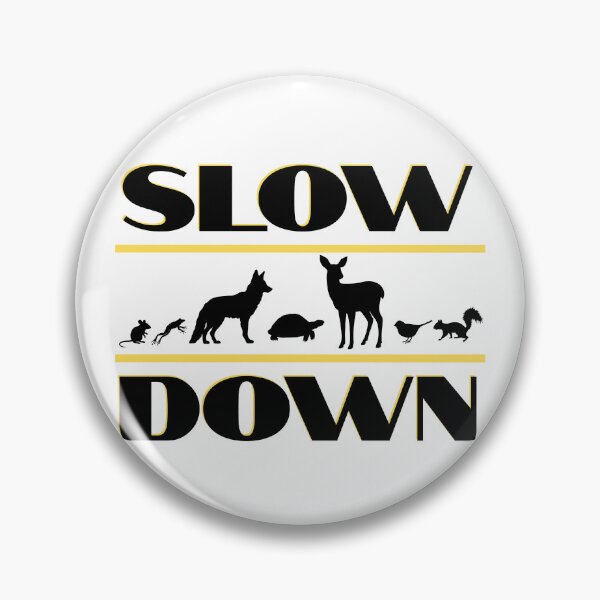 Item preview, Slow Down for Wildlife - Animal Crossing Safety Sign designed and sold by SunandShade.